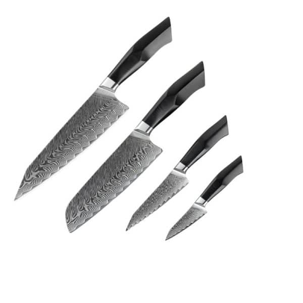 Japansk Knivsæt - The Complete Set - Black Series