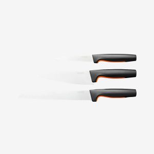 Fiskars - Knivsæt, 3 dele - K⌀kkenknive & tilbeh⌀r - - Homeroom