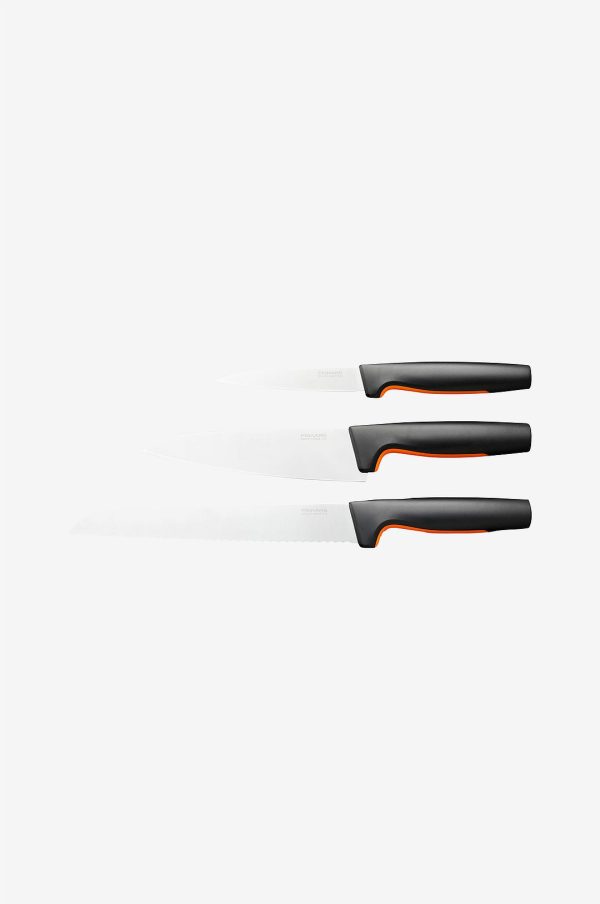 Fiskars - Knivsæt, 3 dele - K⌀kkenknive & tilbeh⌀r - - Homeroom
