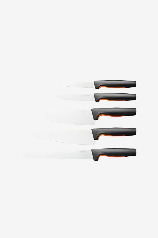 Fiskars - Stort Knivsæt, 5 dele - K⌀kkenknive & tilbeh⌀r - - Homeroom