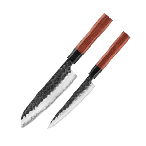 Japansk knivsæt | Santoku Petty | Tanuki