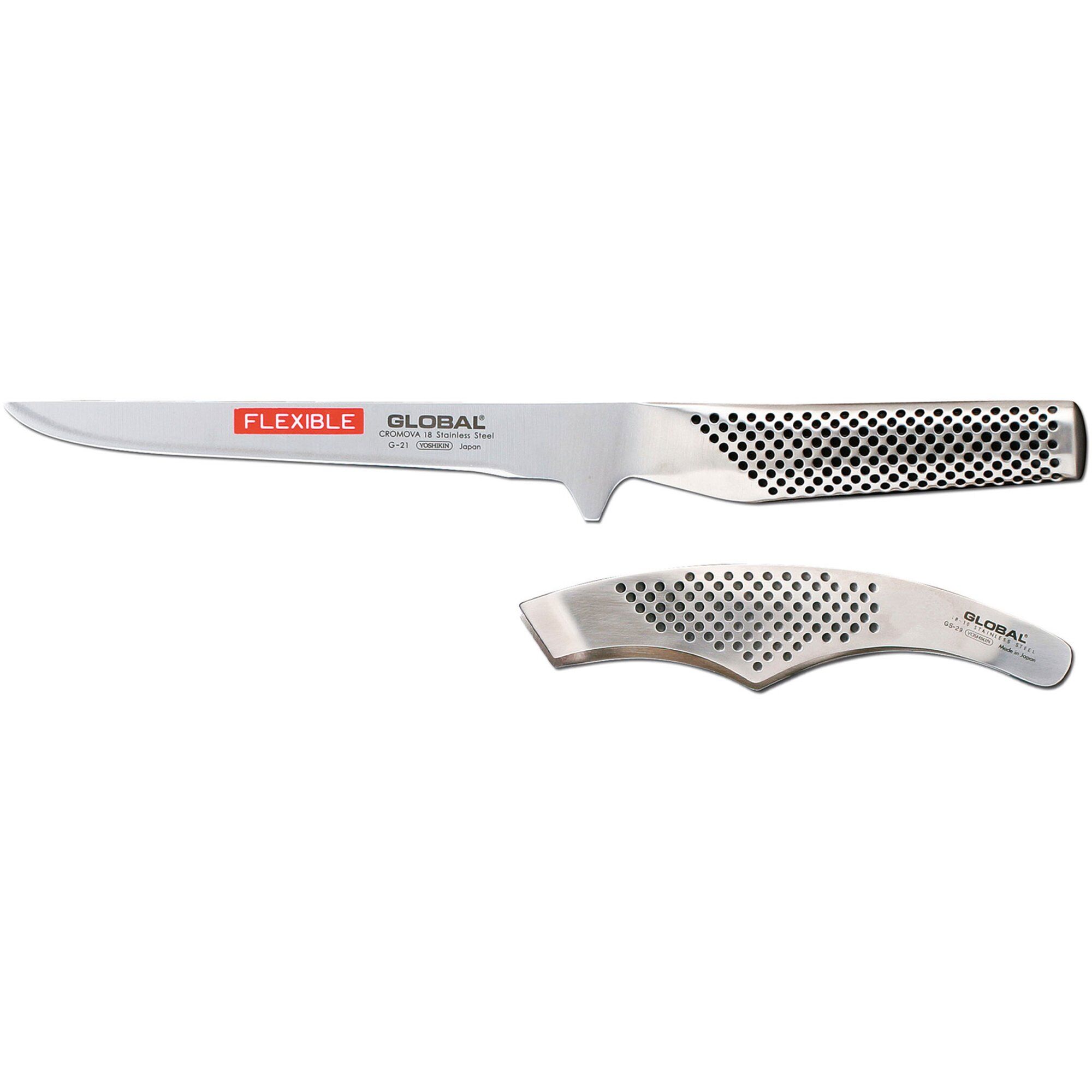 Global Knivsæt G-21, GS-29 (filetkniv + fiskebenspincet)