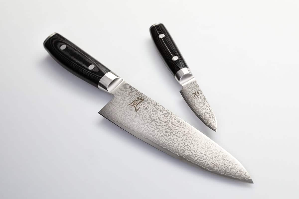Yaxell RAN Knivsæt kokkekniv og urtekniv